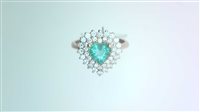 Ringe Sommer Dame I Love You in Rosègold Smeraldo 0.69 Ct AN_CUORE_SME - AN_CUORE_SME